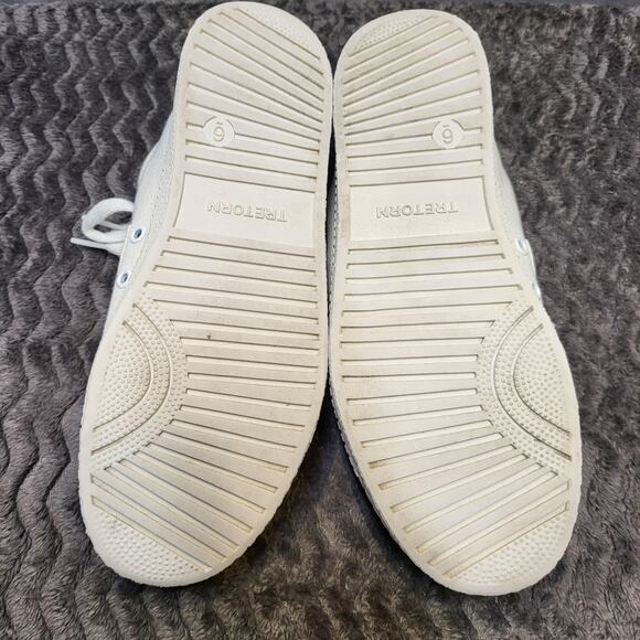 Tretorn Nylite Plus Canvas Shoes Womens Size 6 White Green Tennis Sneakers Retro - Picture 7 of 7